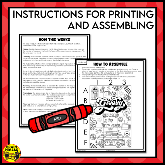 Back to School Collaborative Poster Bundle | Paper