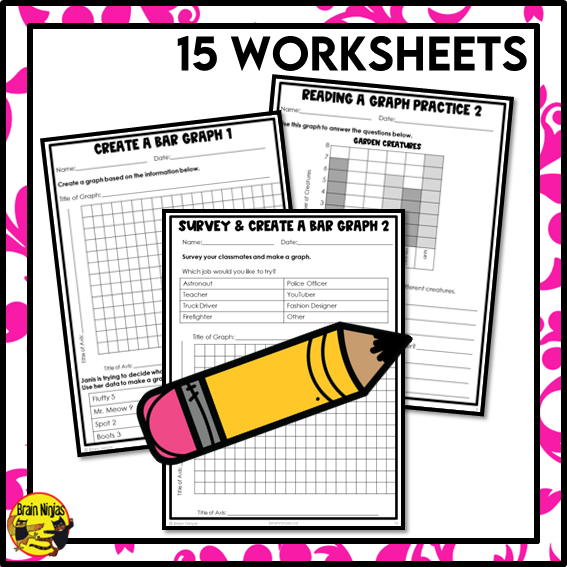 Bar Graphs Many-to-One Correspondence Math Worksheets | Paper | Grade 4