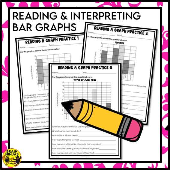 Bar Graphs One-to-One Correspondence Math Worksheets | Paper | Grade 3