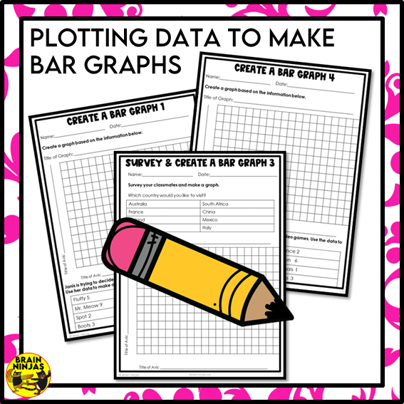 Bar Graphs Many-to-One Correspondence Math Worksheets | Paper | Grade 4