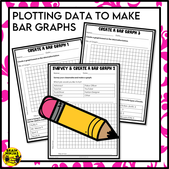 Bar Graphs One-to-One Correspondence Math Worksheets | Paper | Grade 3