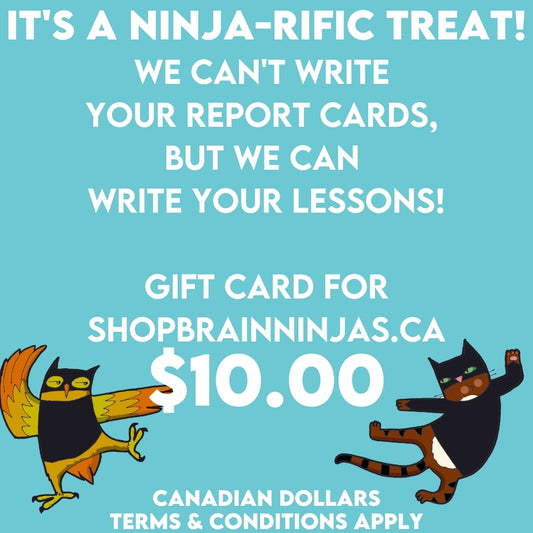 Brain Ninjas $10.00 Gift Card