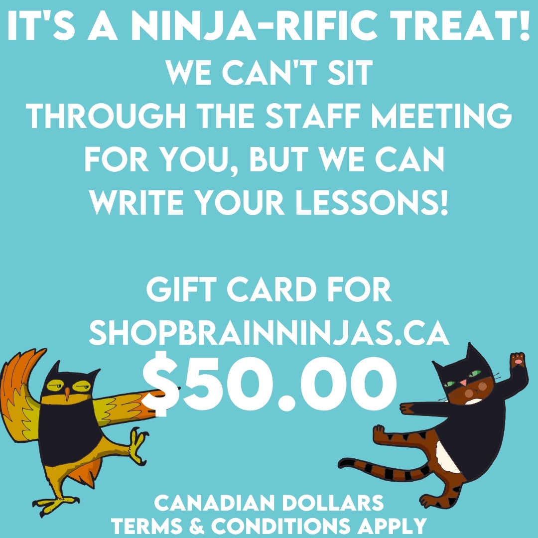 Brain Ninjas $50.00 Gift Card