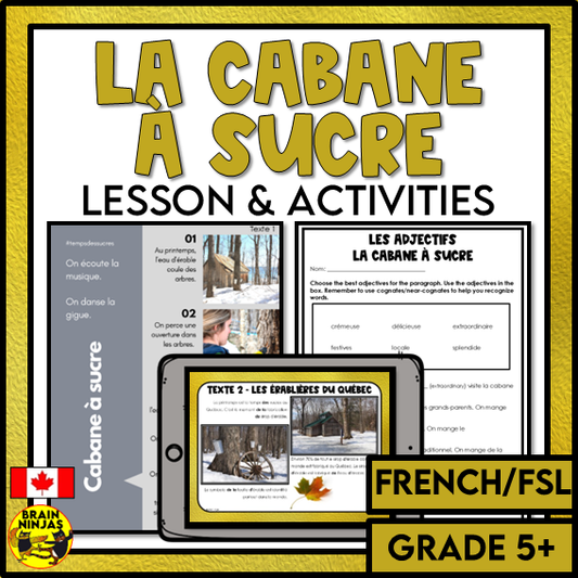 La cabane à sucre French Canadian Celebrations | Paper and Digital