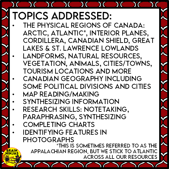 Canada Regions Research Projects | Paper