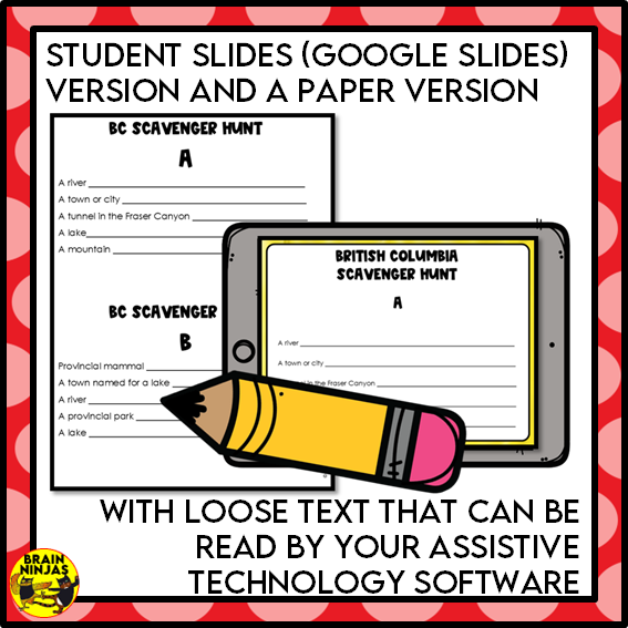 Canadian Geography Scavenger Hunt Bundle | Paper and Digital