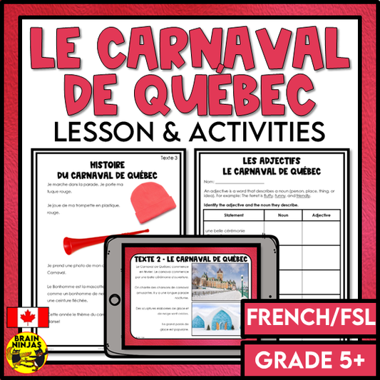 Le Carnaval de Québec French Canadian Celebrations | Paper and Digital