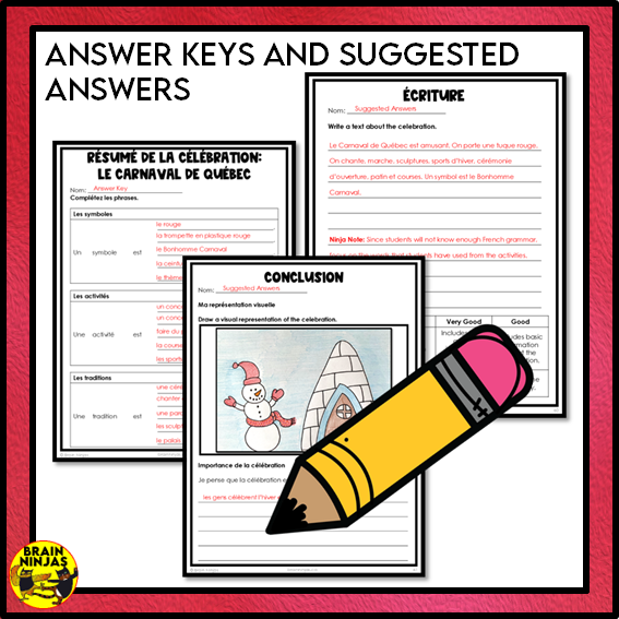 Le Carnaval de Québec French Canadian Celebrations | Paper and Digital