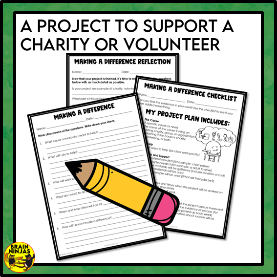 Charity and Volunteering Grade 3 Social Studies | Paper and Digital