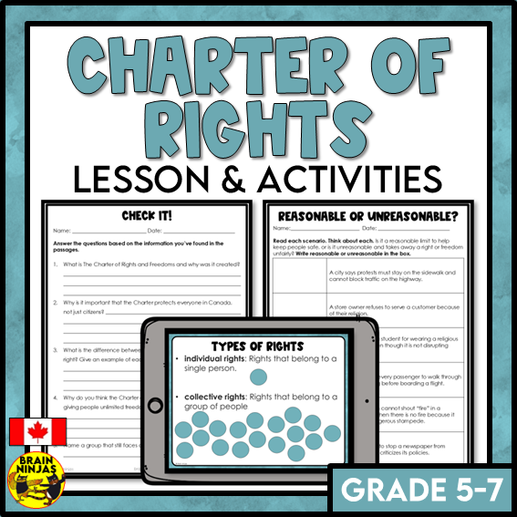 Canadian Charter of Rights and Freedoms | Paper and Digital