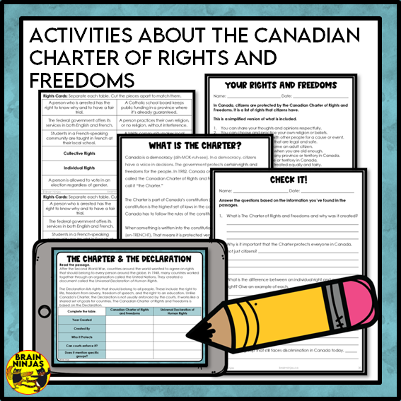 Canadian Charter of Rights and Freedoms | Paper and Digital
