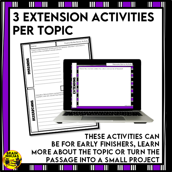 Canadian Chemistry Reading Comprehension Activities | Paper and Digital