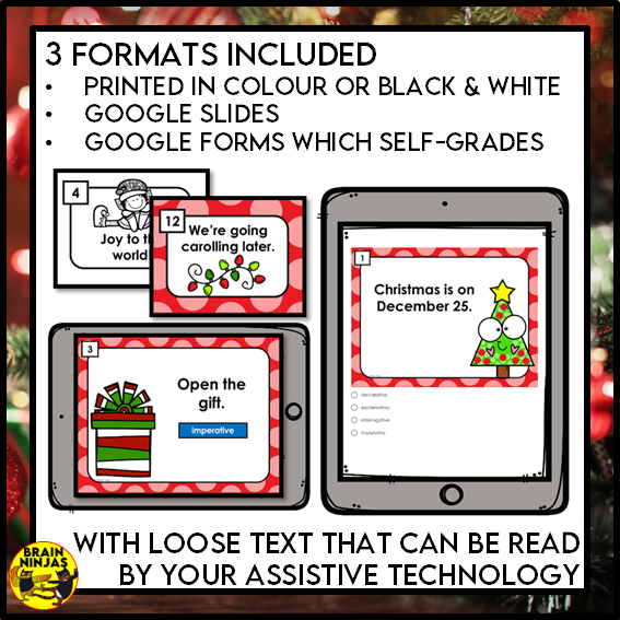 Christmas Activity Bundle | Paper and Digital