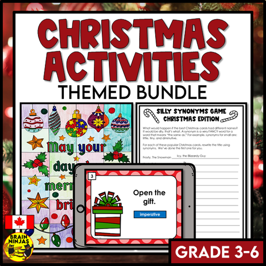 Christmas Activity Bundle | Paper and Digital