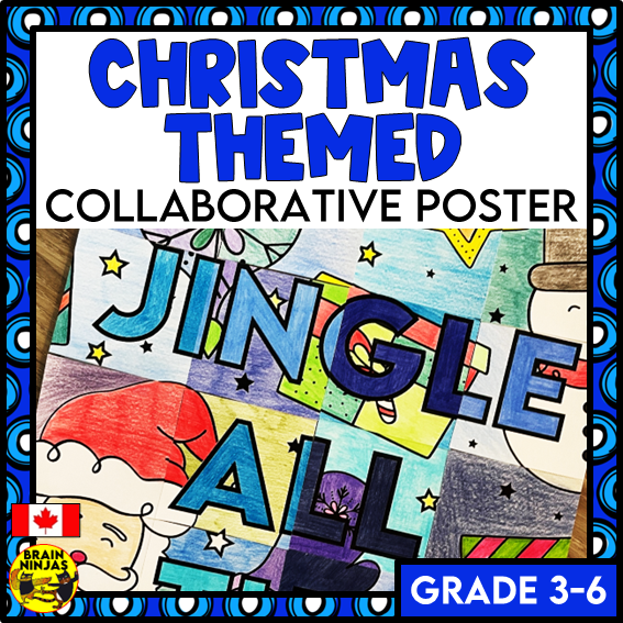 Christmas Collaborative Poster Jingle All the Way | Paper