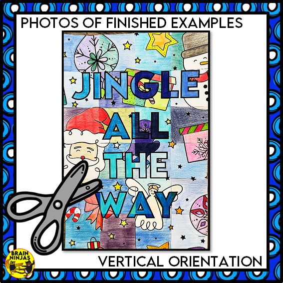 Christmas Collaborative Poster Jingle All the Way | Paper