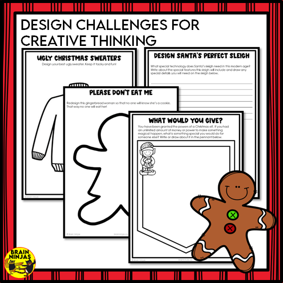 Christmas Word Games Logic Puzzles and Creative Thinking Activities | Paper and Digital
