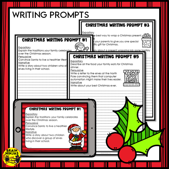 Christmas Word Games Logic Puzzles and Creative Thinking Activities | Paper and Digital