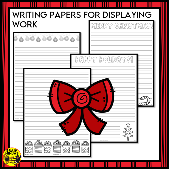 Christmas Word Games Logic Puzzles and Creative Thinking Activities | Paper and Digital