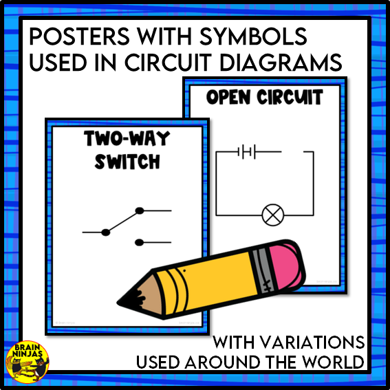 Electricity Circuit Diagram Posters | Paper and Digital