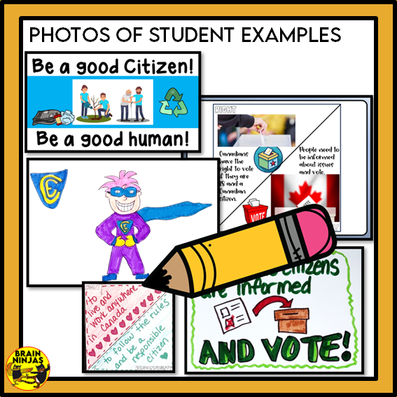 Alberta Social Studies Citizenship Unit Grade 4 | Paper and Digital