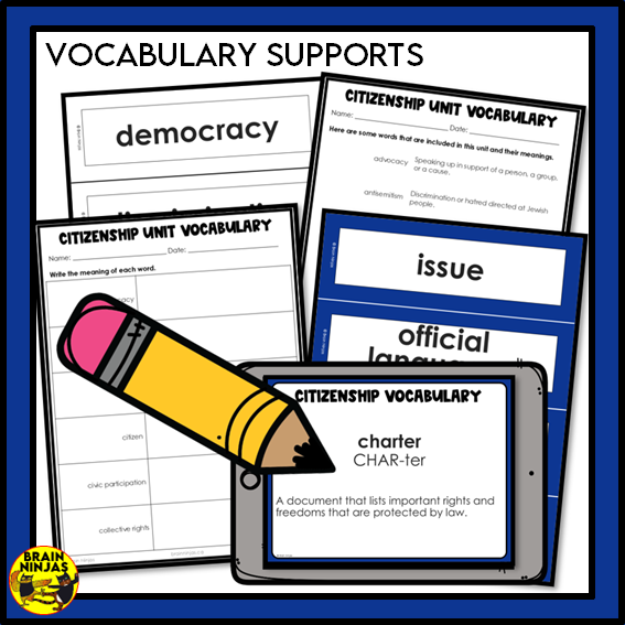 Grade 6 Alberta Social Studies Citizenship Unit | Paper and Digital