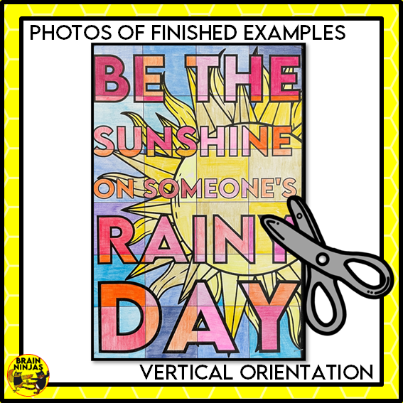 Kindness and Friendship Collaborative Poster Be the Sunshine | Paper