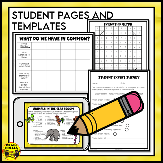 Teamwork and Classroom Community | Health and Wellness Unit | Paper and Digital