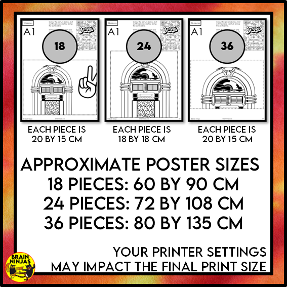 Groovy Back to School Collaborative Poster | Paper