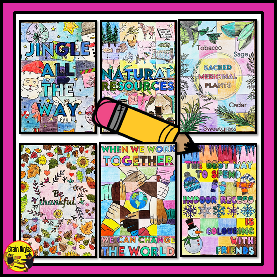 Collaborative Poster Bundle | Special Events and Classroom Community | Paper