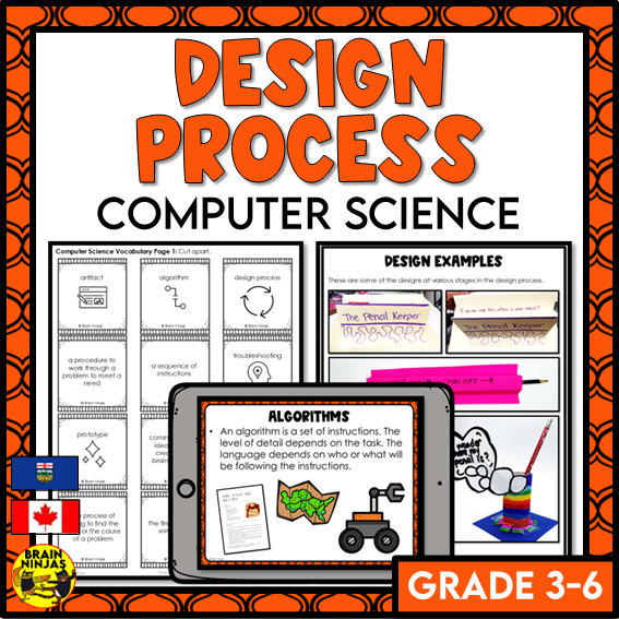 Design Thinking Computer Science Lesson and Activities | Paper and Digital