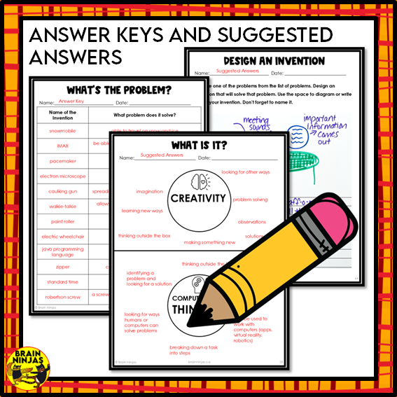 Computational Thinking and Inventions Lessons and Activities | Paper and Digital