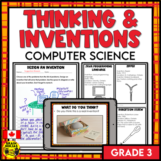 Computational Thinking and Inventions Lessons and Activities | Paper and Digital