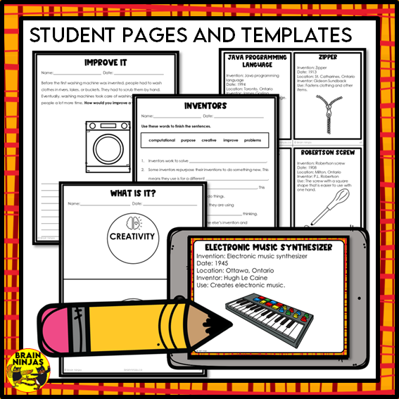 Computational Thinking and Inventions Lessons and Activities | Paper and Digital