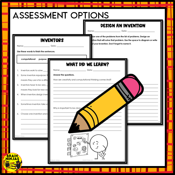 Computational Thinking and Inventions Lessons and Activities | Paper and Digital