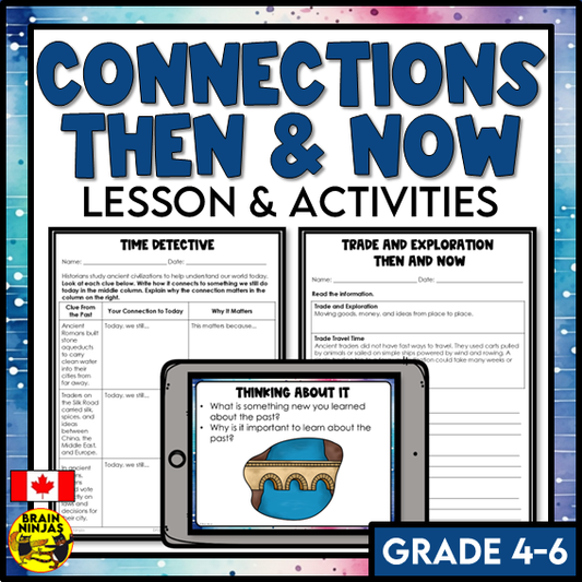 Connections Then and Now to Ancient Civilizations | Paper and Digital