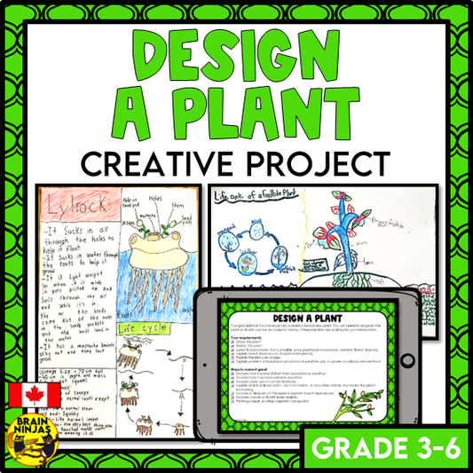 Design a Plant Creative Thinking Activity | Paper and Digital