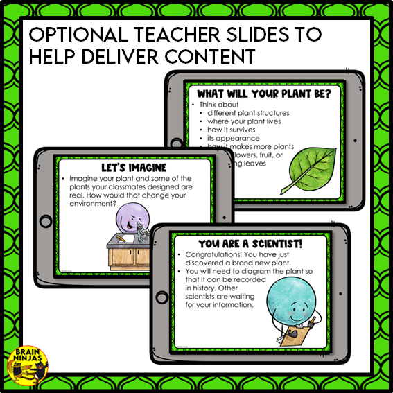 Design a Plant Creative Thinking Activity | Paper and Digital