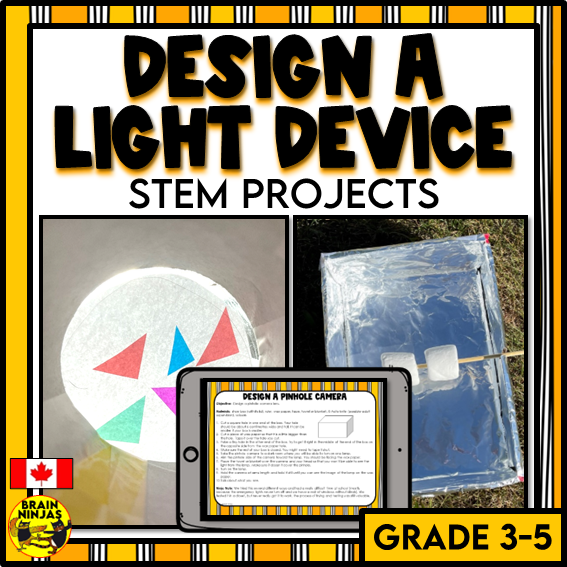 Light Science Design a Light Device Makerspace and STEM Activities | Paper and Digital