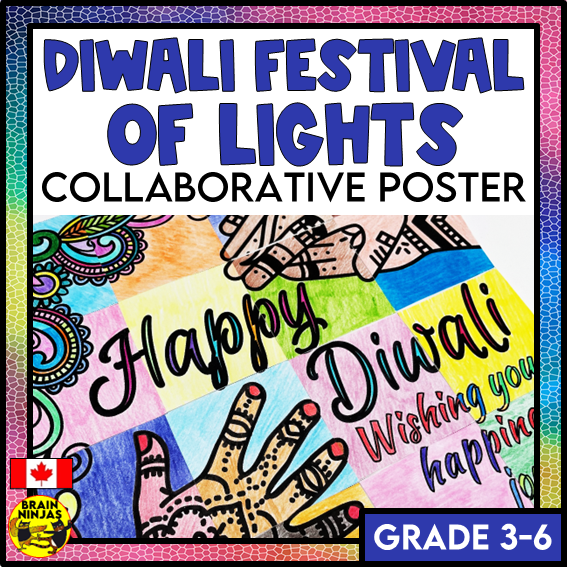 Diwali Festival of Lights Collaborative Poster | Paper