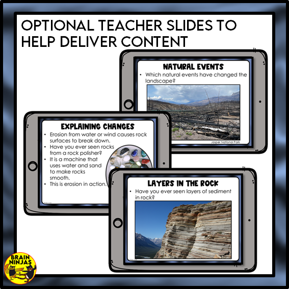 Surface Changes Lessons and Activities | Paper and Digital