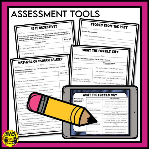 Earth Systems Unit Alberta Grade 3 Science Lessons and Activities | Paper and Digital