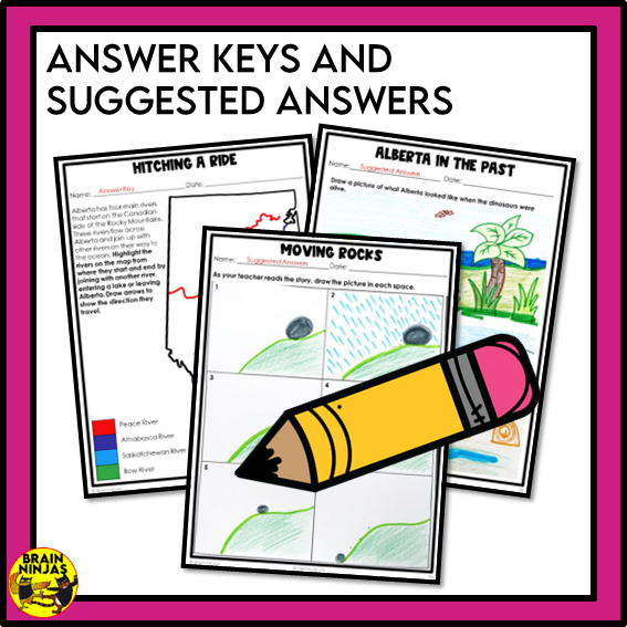 Earth Systems Unit Alberta Grade 3 Science Lessons and Activities | Paper and Digital