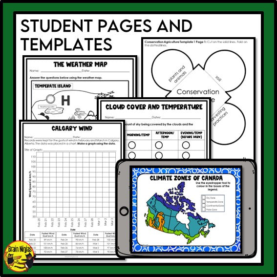 Alberta Science Earth Systems Unit Grade 5 | Bundle | Paper and Digital