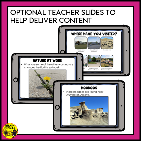 Earth Systems Unit Alberta Grade 3 Science Lessons and Activities | Paper and Digital