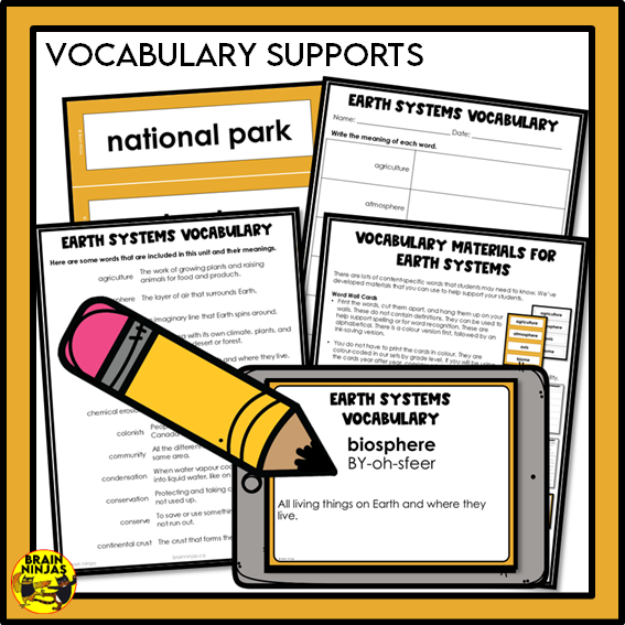 Alberta Science Earth Systems Unit Grade 4 Bundle | Paper and Digital