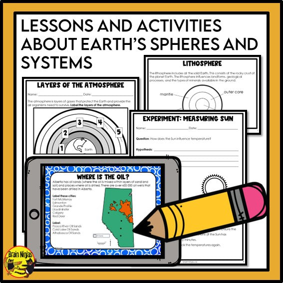 Alberta Science Earth Systems Unit Grade 4 | Bundle | Paper and Digital