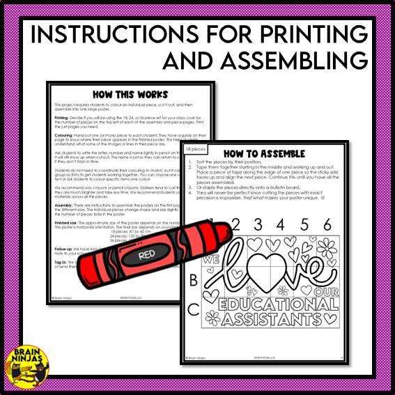 Educational Assistants Appreciation Collaborative Poster | Paper