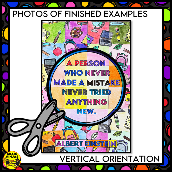 Learning Quote Collaborative Poster Albert Einstein | Paper