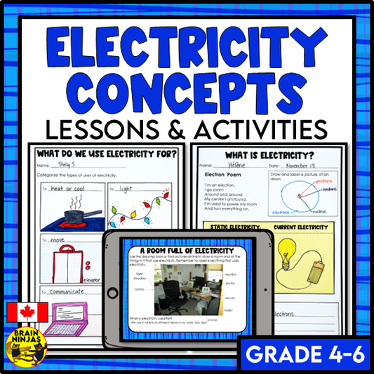 Electricity Lessons and Activities | Paper and Digital